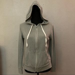 Zip Up Sweatshirt Hoodie Grey